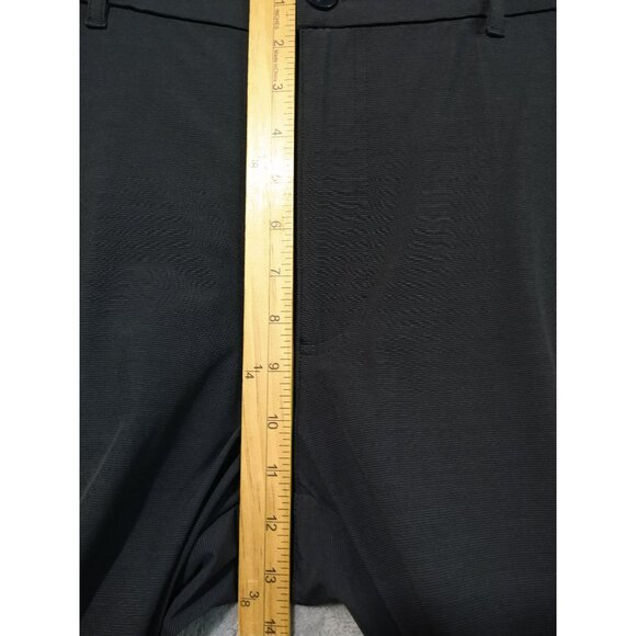 Callaway Golf Pants Mens 38x30 Gray Striped Stretch Flat Front Straight Leg - Picture 4 of 9